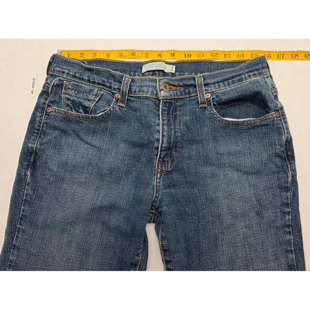 Levi's 515 Medium Wash Women's Stretch Denim Bootcut Jeans Western 32